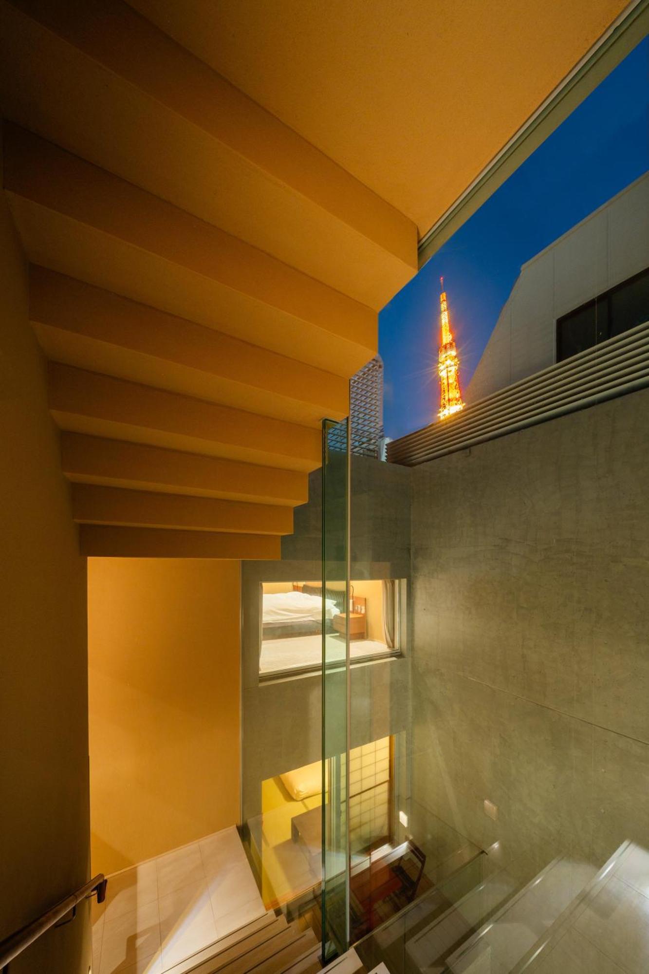 Azabu Modern House The Tokyo Tower Can Be Seen From The Villa 500M2 מראה חיצוני תמונה